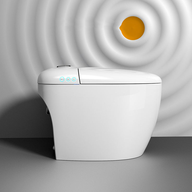 Round Antimicrobial Toilet Seat Bidet Ceramic White Vitreous China Bidets Clearhalo 'Bathroom Remodel & Bathroom Fixtures' 'Bidets' 'Home Improvement' 'home_improvement' 'home_improvement_bidets' 'Toilets & Bidets' 7393910