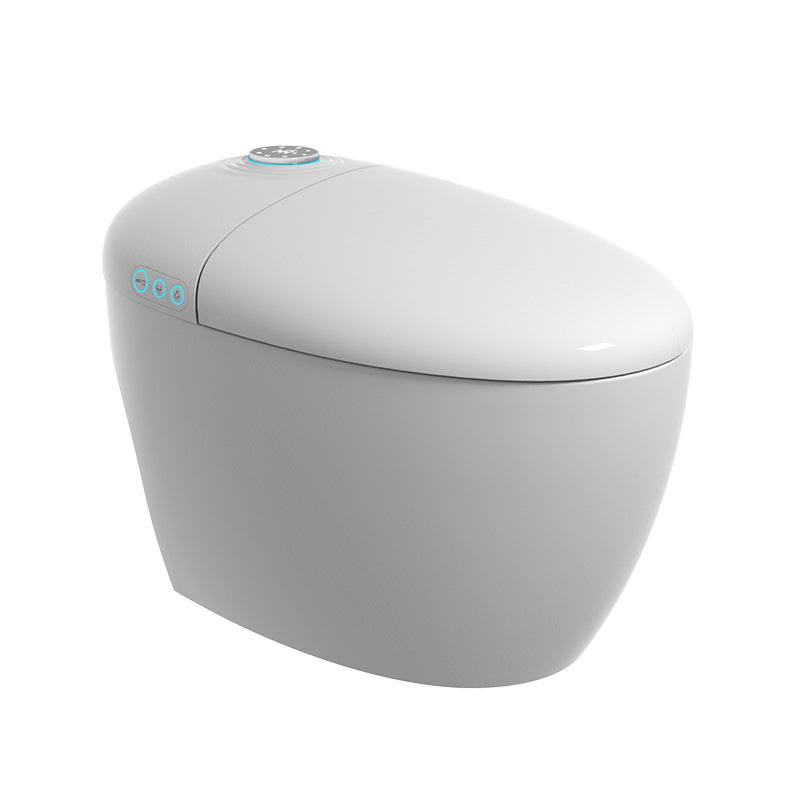 Round Antimicrobial Toilet Seat Bidet Ceramic White Vitreous China Bidets Clearhalo 'Bathroom Remodel & Bathroom Fixtures' 'Bidets' 'Home Improvement' 'home_improvement' 'home_improvement_bidets' 'Toilets & Bidets' 7393911