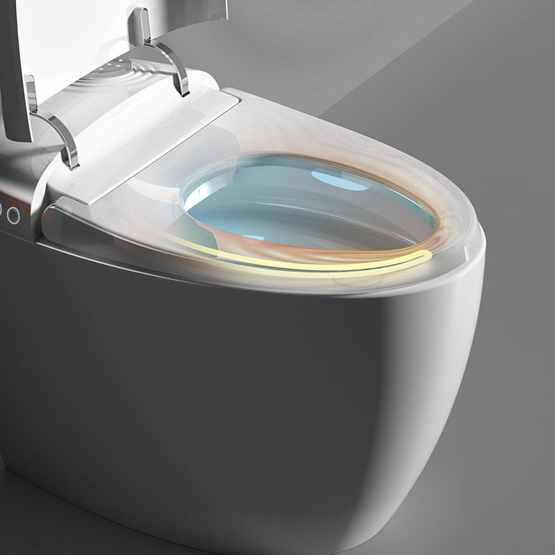 Round Antimicrobial Toilet Seat Bidet Ceramic White Vitreous China Bidets Clearhalo 'Bathroom Remodel & Bathroom Fixtures' 'Bidets' 'Home Improvement' 'home_improvement' 'home_improvement_bidets' 'Toilets & Bidets' 7393914