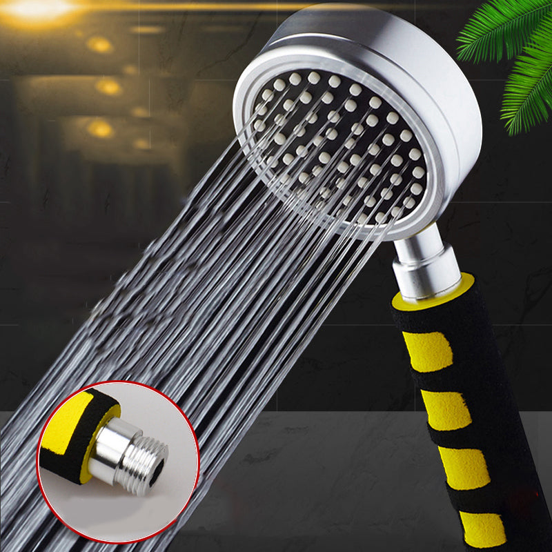Modern Aluminium Hand Shower Water Efficient Wall-Mount Hand Shower Clearhalo 'Bathroom Remodel & Bathroom Fixtures' 'Home Improvement' 'home_improvement' 'home_improvement_shower_heads' 'Shower Heads' 'shower_heads' 'Showers & Bathtubs Plumbing' 'Showers & Bathtubs' 7394042