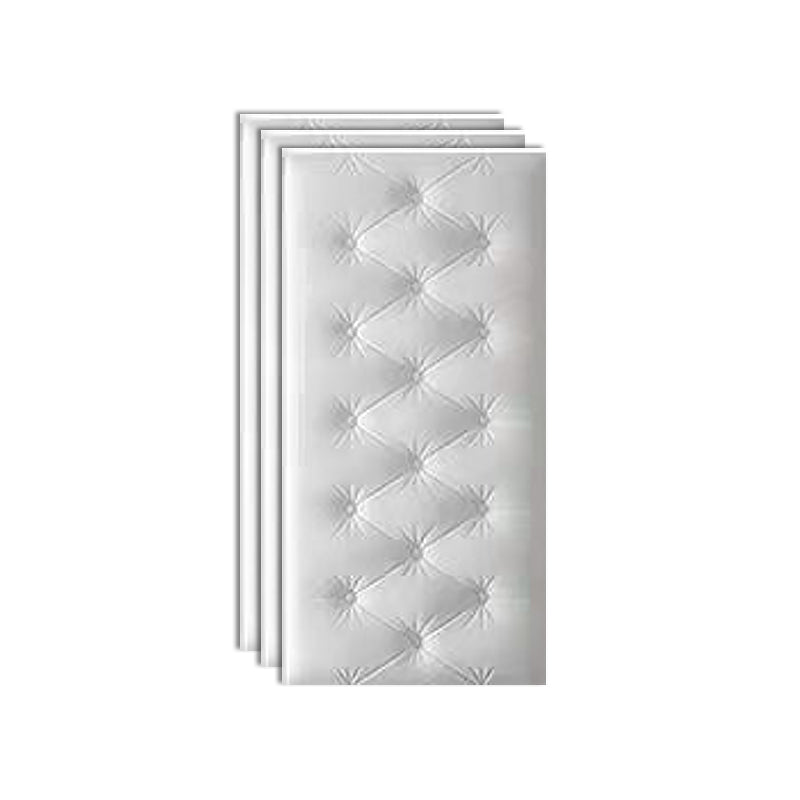 Plastic Backsplash Panels Peel and Stick Waterproof Backsplash Panels White 3-Piece Set Clearhalo 'Flooring 'Home Improvement' 'home_improvement' 'home_improvement_wall_paneling' 'Wall Paneling' 'wall_paneling' 'Walls & Ceilings' Walls and Ceiling' 7396938