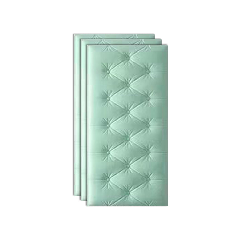 Plastic Backsplash Panels Peel and Stick Waterproof Backsplash Panels Green 3-Piece Set Clearhalo 'Flooring 'Home Improvement' 'home_improvement' 'home_improvement_wall_paneling' 'Wall Paneling' 'wall_paneling' 'Walls & Ceilings' Walls and Ceiling' 7396945