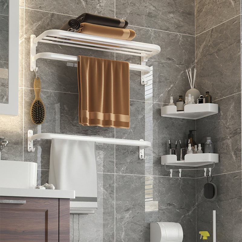 Conjunto de hardware de baño moderno conjunto de accesorios de baño de  aluminio gris - clearhalo