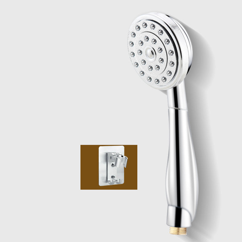 Contemporary Brass Round Hand Shower Water Filtration Showerhead Shower & Punch-free Wall Seat Hose not included Clearhalo 'Bathroom Remodel & Bathroom Fixtures' 'Home Improvement' 'home_improvement' 'home_improvement_shower_heads' 'Shower Heads' 'shower_heads' 'Showers & Bathtubs Plumbing' 'Showers & Bathtubs' 7398615