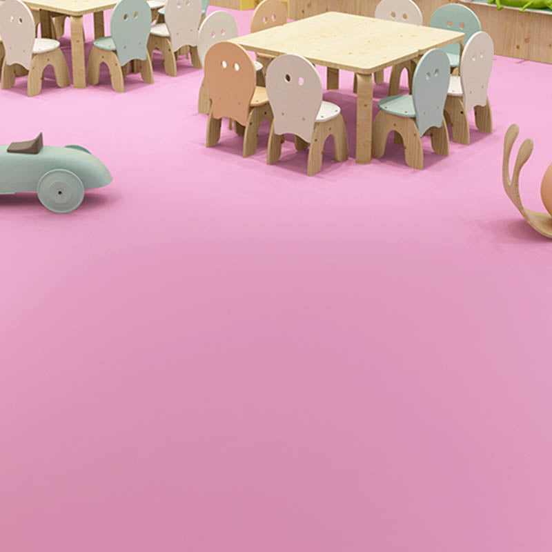 Waterproof PVC Flooring Pure Color Fire Resistant Self-Stick PVC Flooring Pink Clearhalo 'Flooring 'Home Improvement' 'home_improvement' 'home_improvement_vinyl_flooring' 'Vinyl Flooring' 'vinyl_flooring' Walls and Ceiling' 7403327