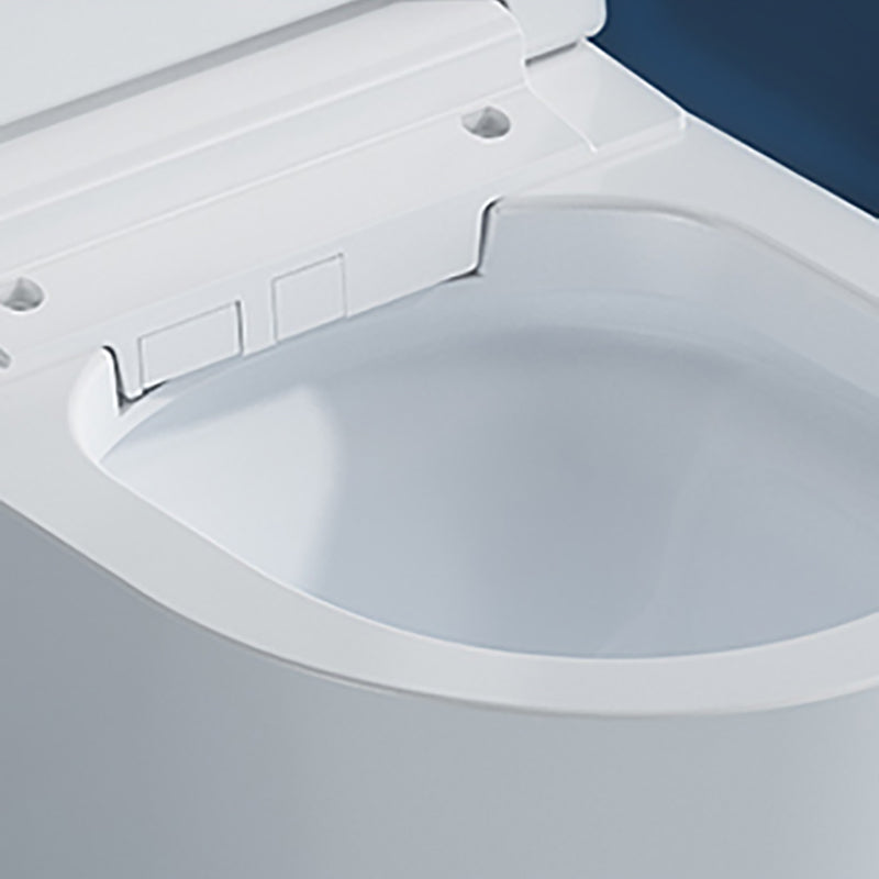 Elongated Vitreous China Bidets Bidet Seat White All-In-One Smart Toilet Clearhalo 'Bathroom Remodel & Bathroom Fixtures' 'Bidets' 'Home Improvement' 'home_improvement' 'home_improvement_bidets' 'Toilets & Bidets' 7406299