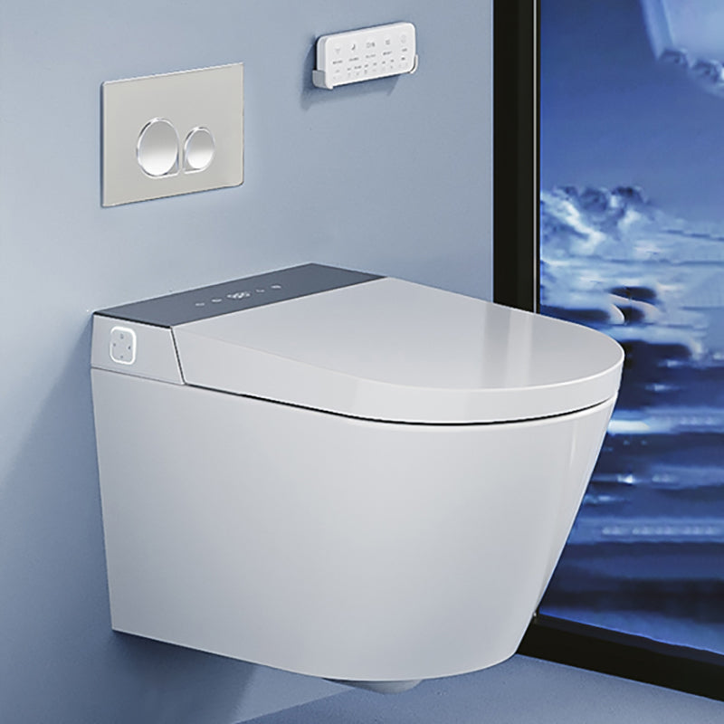 Vitreous China Bidets Bidets Toilet Temperature Control Elongated Seat Bidet in White Clearhalo 'Bathroom Remodel & Bathroom Fixtures' 'Bidets' 'Home Improvement' 'home_improvement' 'home_improvement_bidets' 'Toilets & Bidets' 7406302