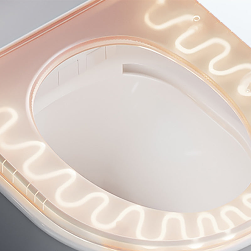 Vitreous China Bidets Bidets Toilet Temperature Control Elongated Seat Bidet in White Clearhalo 'Bathroom Remodel & Bathroom Fixtures' 'Bidets' 'Home Improvement' 'home_improvement' 'home_improvement_bidets' 'Toilets & Bidets' 7406311