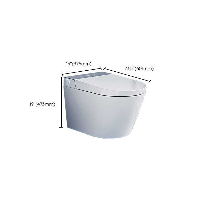 Vitreous China Bidets Bidets Toilet Temperature Control Elongated Seat Bidet in White Clearhalo 'Bathroom Remodel & Bathroom Fixtures' 'Bidets' 'Home Improvement' 'home_improvement' 'home_improvement_bidets' 'Toilets & Bidets' 7406312