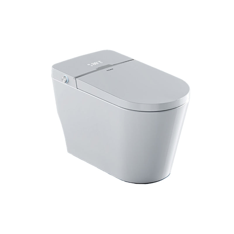 White Finish Antimicrobial One Pieces Smart Toilet Elongated Bidet Seat Clearhalo 'Bathroom Remodel & Bathroom Fixtures' 'Bidets' 'Home Improvement' 'home_improvement' 'home_improvement_bidets' 'Toilets & Bidets' 7406318
