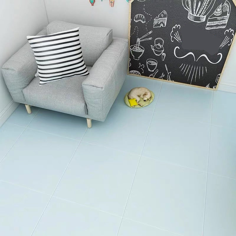 Unpatterned Rectangular Wall Tiles Stone Solid Color Monochrome Brick Sky Blue 36 Pieces Clearhalo 'Floor Tiles & Wall Tiles' 'floor_tiles_wall_tiles' 'Flooring 'Home Improvement' 'home_improvement' 'home_improvement_floor_tiles_wall_tiles' Walls and Ceiling' 7407539