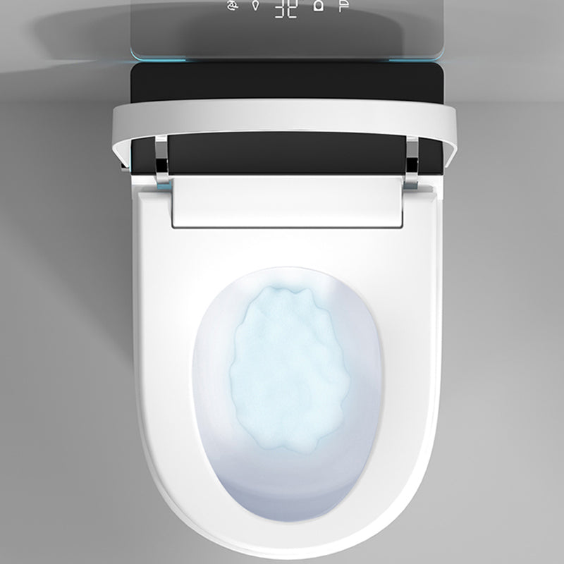 White All-In-One Smart Toilet Seat with Wireless Remote Control Clearhalo 'Bathroom Remodel & Bathroom Fixtures' 'Bidets' 'Home Improvement' 'home_improvement' 'home_improvement_bidets' 'Toilets & Bidets' 7409799