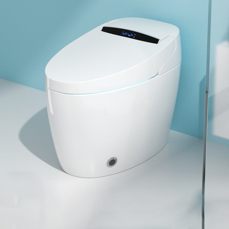 Elongated All-in-One Bidet White One-Piece Smart Toilet Bidet with Heated Seat Clearhalo 'Bathroom Remodel & Bathroom Fixtures' 'Bidets' 'Home Improvement' 'home_improvement' 'home_improvement_bidets' 'Toilets & Bidets' 7409808