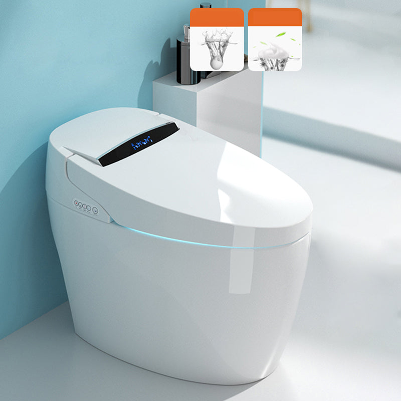 Elongated All-in-One Bidet White One-Piece Smart Toilet Bidet with Heated Seat Clearhalo 'Bathroom Remodel & Bathroom Fixtures' 'Bidets' 'Home Improvement' 'home_improvement' 'home_improvement_bidets' 'Toilets & Bidets' 7409810
