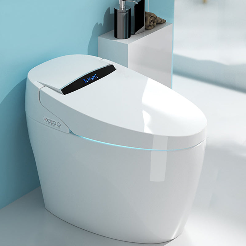 Elongated All-in-One Bidet White One-Piece Smart Toilet Bidet with Heated Seat Clearhalo 'Bathroom Remodel & Bathroom Fixtures' 'Bidets' 'Home Improvement' 'home_improvement' 'home_improvement_bidets' 'Toilets & Bidets' 7409811