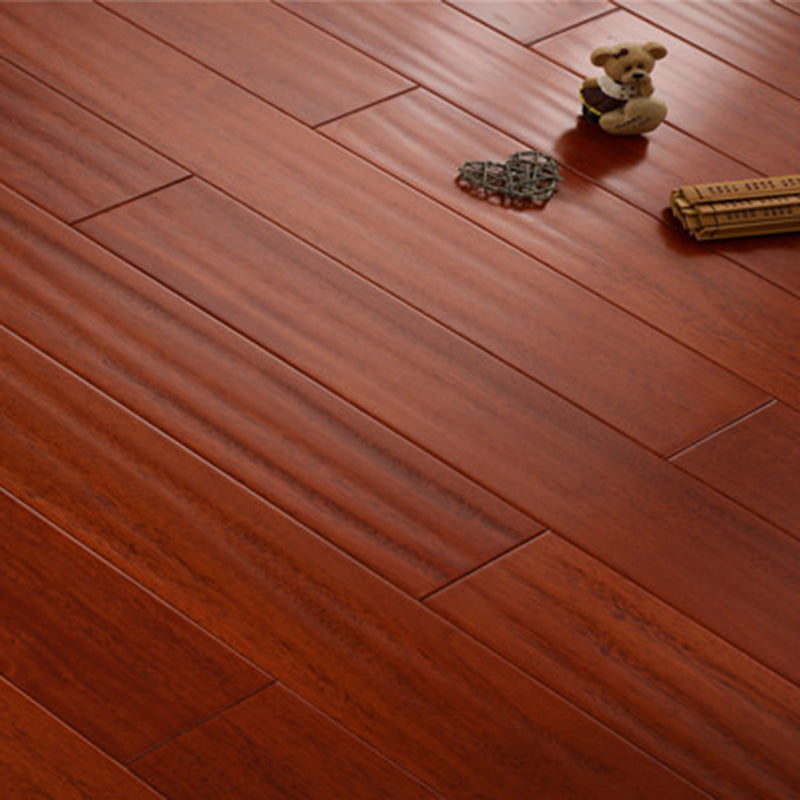 Modern Tile Flooring Wire Brushed Click Lock Wood Flooring Tiles Dark Brown Clearhalo 'Flooring 'Hardwood Flooring' 'hardwood_flooring' 'Home Improvement' 'home_improvement' 'home_improvement_hardwood_flooring' Walls and Ceiling' 7411767