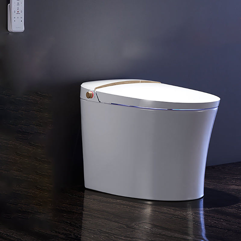 Antimicrobial Floor Mount Bidet Elongated All-In-One Toilet Seat Bidet with Heated Seat 16"L x 27"W x 19"H Clearhalo 'Bathroom Remodel & Bathroom Fixtures' 'Bidets' 'Home Improvement' 'home_improvement' 'home_improvement_bidets' 'Toilets & Bidets' 7413383