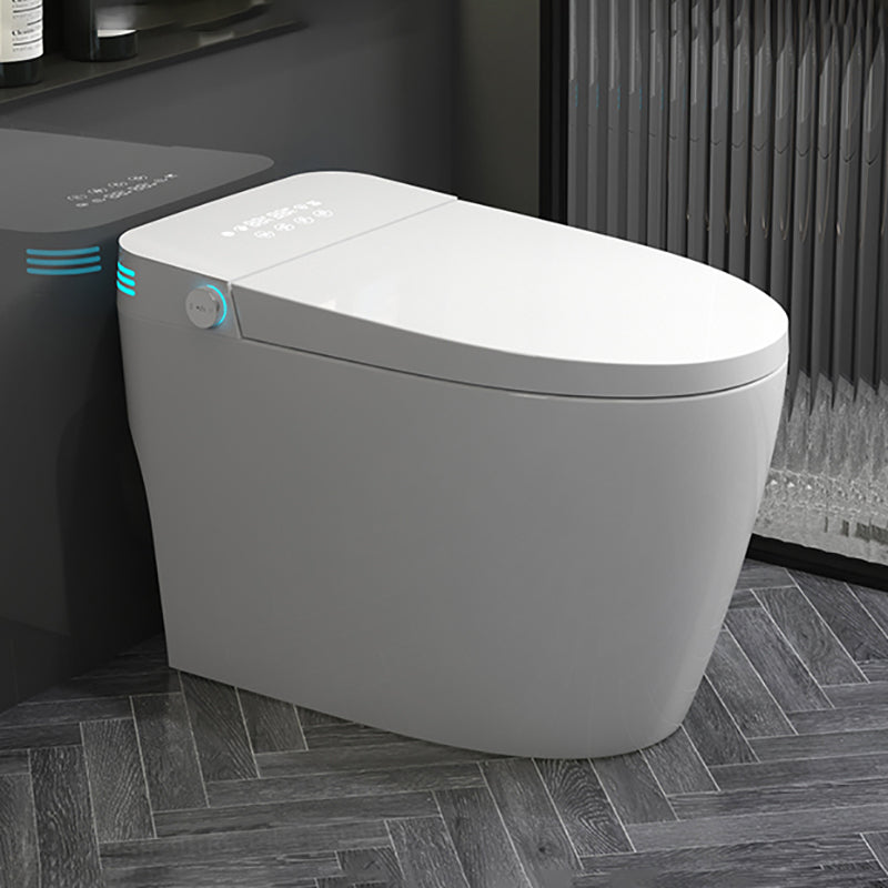 Stain Resistant Smart Toilet Deodorizing Elongated Floor Mount Bidet Clearhalo 'Bathroom Remodel & Bathroom Fixtures' 'Bidets' 'Home Improvement' 'home_improvement' 'home_improvement_bidets' 'Toilets & Bidets' 7416803