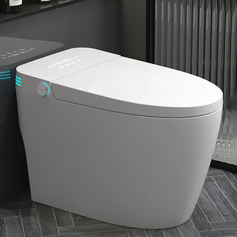 Stain Resistant Smart Toilet Deodorizing Elongated Floor Mount Bidet White Clearhalo 'Bathroom Remodel & Bathroom Fixtures' 'Bidets' 'Home Improvement' 'home_improvement' 'home_improvement_bidets' 'Toilets & Bidets' 7416805