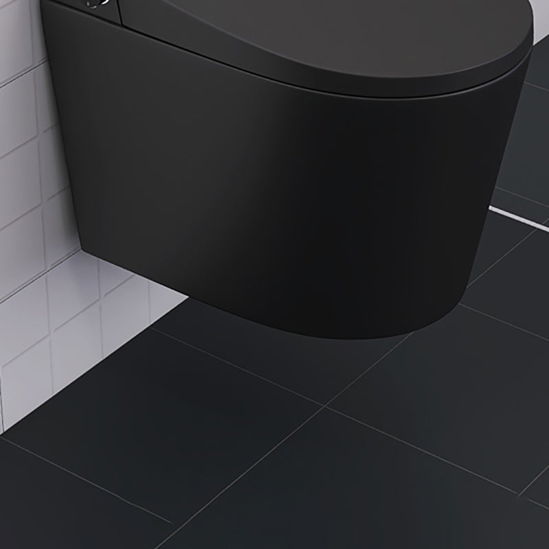 Smart Toilet Antimicrobial Foot Sensor Elongated Wall Hung Toilet Set Clearhalo 'Bathroom Remodel & Bathroom Fixtures' 'Bidets' 'Home Improvement' 'home_improvement' 'home_improvement_bidets' 'Toilets & Bidets' 7416873