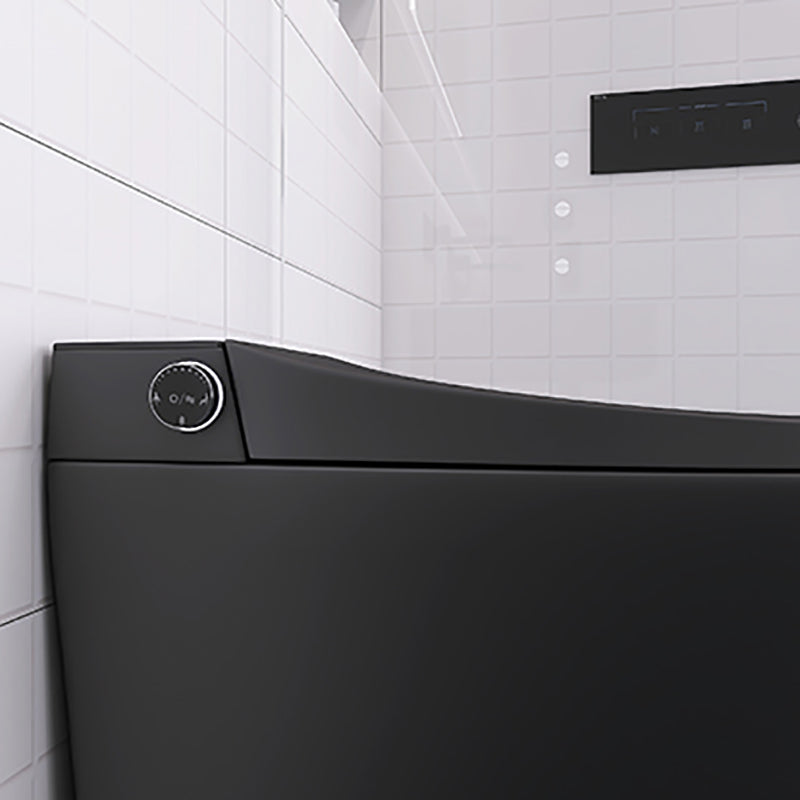 Smart Toilet Antimicrobial Foot Sensor Elongated Wall Hung Toilet Set Clearhalo 'Bathroom Remodel & Bathroom Fixtures' 'Bidets' 'Home Improvement' 'home_improvement' 'home_improvement_bidets' 'Toilets & Bidets' 7416875