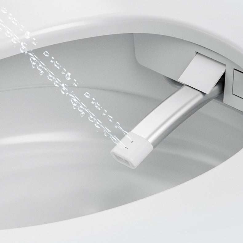 Floor Mount Bidet White Round Floor Standing Bidet with Heated Seat Clearhalo 'Bathroom Remodel & Bathroom Fixtures' 'Bidets' 'Home Improvement' 'home_improvement' 'home_improvement_bidets' 'Toilets & Bidets' 7416966