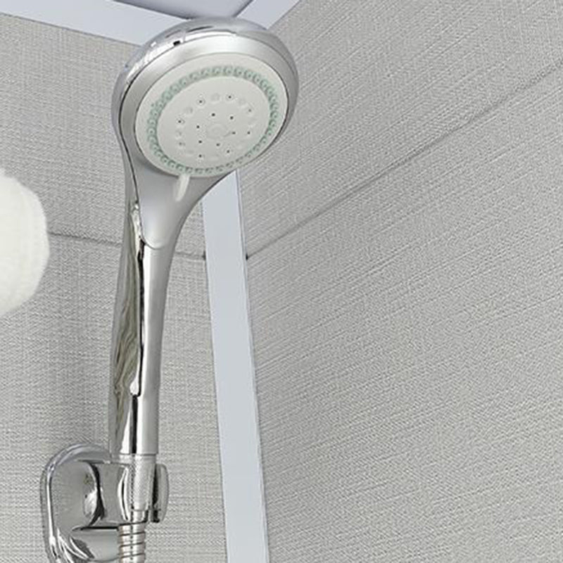 1pc Bathroom Shelf Set Including Shower Head Slider Rail