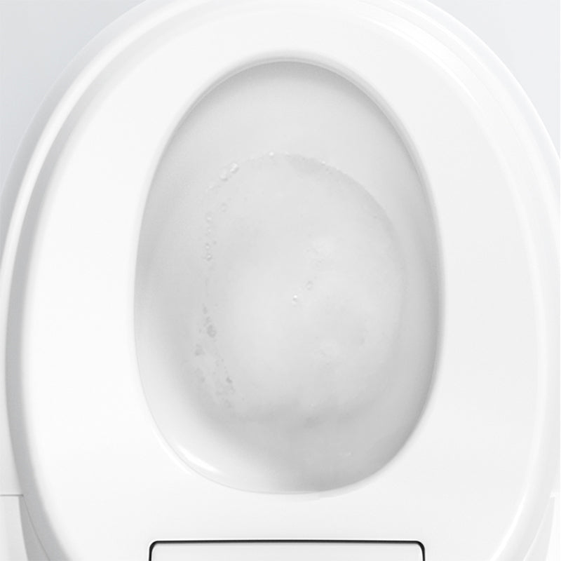 Contemporary Floor Standing Bidet Round White Temperature Control Ceramic Clearhalo 'Bathroom Remodel & Bathroom Fixtures' 'Bidets' 'Home Improvement' 'home_improvement' 'home_improvement_bidets' 'Toilets & Bidets' 7418561