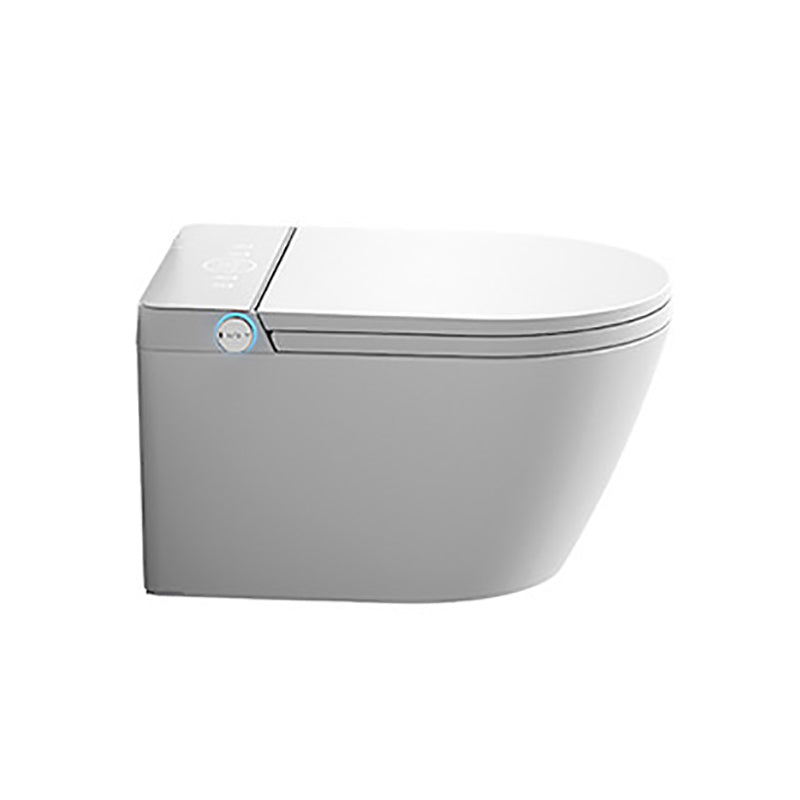 Contemporary Wall Mounted Bidet Elongated Foot Sensor Ceramic White Clearhalo 'Bathroom Remodel & Bathroom Fixtures' 'Bidets' 'Home Improvement' 'home_improvement' 'home_improvement_bidets' 'Toilets & Bidets' 7421363