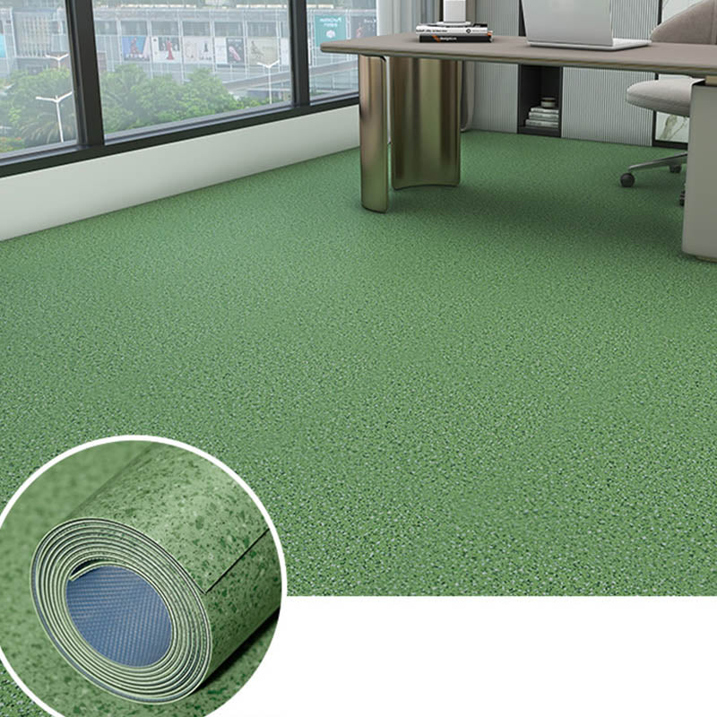 Modern Style PVC Flooring Waterproof Fire Resistant PVC Flooring Green Clearhalo 'Flooring 'Home Improvement' 'home_improvement' 'home_improvement_vinyl_flooring' 'Vinyl Flooring' 'vinyl_flooring' Walls and Ceiling' 7421709