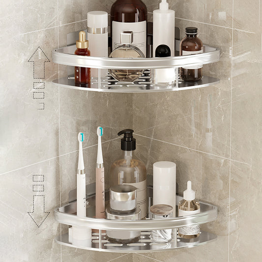 Simplicity Bathroom Accessories Hardware Set Bath Shelf Bathroom Accessory Kit Clearhalo 'Bathroom Hardware Sets' 'Bathroom Hardware' 'Bathroom Remodel & Bathroom Fixtures' 'bathroom_hardware_sets' 'Home Improvement' 'home_improvement' 'home_improvement_bathroom_hardware_sets' 7422782