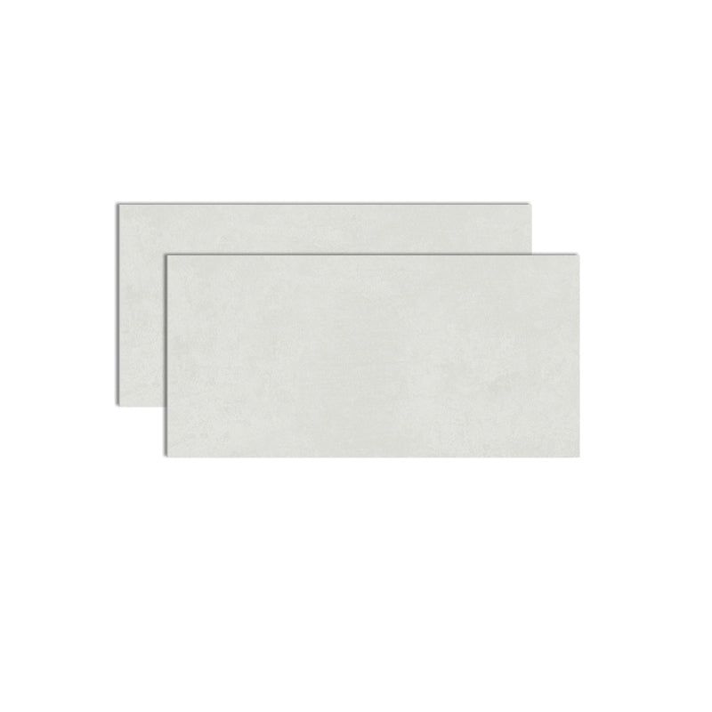 Rectangle Floor Tile Pure Color Straight Edge Floor Tile for Living Room Off-White 24"L x 47"W x 0.4"H Clearhalo 'Floor Tiles & Wall Tiles' 'floor_tiles_wall_tiles' 'Flooring 'Home Improvement' 'home_improvement' 'home_improvement_floor_tiles_wall_tiles' Walls and Ceiling' 7422857