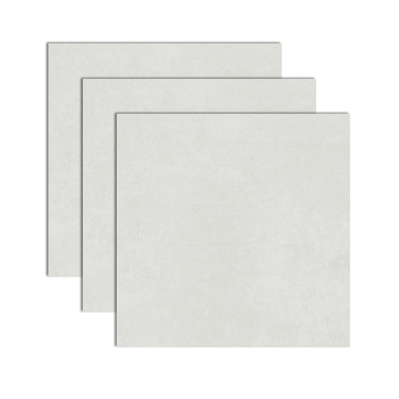 Rectangle Floor Tile Pure Color Straight Edge Floor Tile for Living Room Off-White 31"L x 31"W Clearhalo 'Floor Tiles & Wall Tiles' 'floor_tiles_wall_tiles' 'Flooring 'Home Improvement' 'home_improvement' 'home_improvement_floor_tiles_wall_tiles' Walls and Ceiling' 7422862