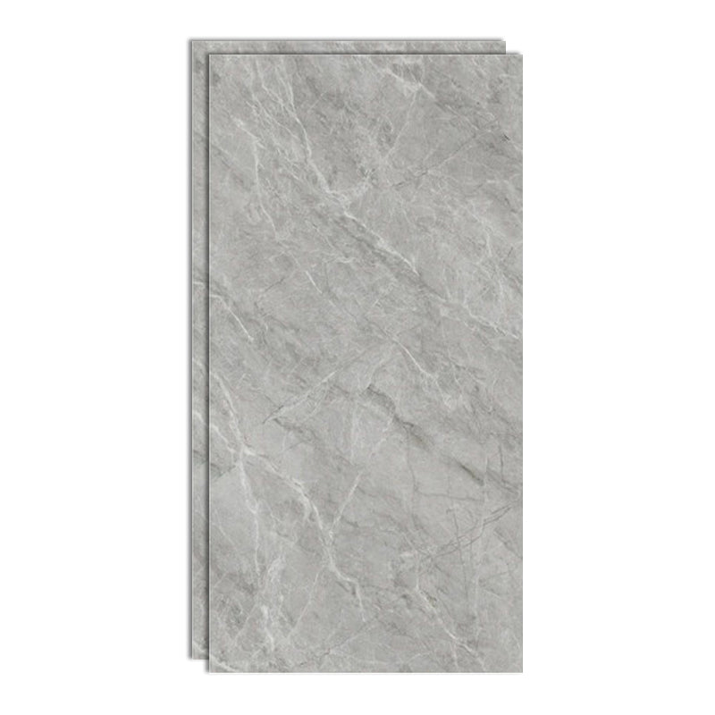 Floor and Wall Tile Marble Print Living Room Porcelain Indoor Floor Tile Grey Clearhalo 'Floor Tiles & Wall Tiles' 'floor_tiles_wall_tiles' 'Flooring 'Home Improvement' 'home_improvement' 'home_improvement_floor_tiles_wall_tiles' Walls and Ceiling' 7423173