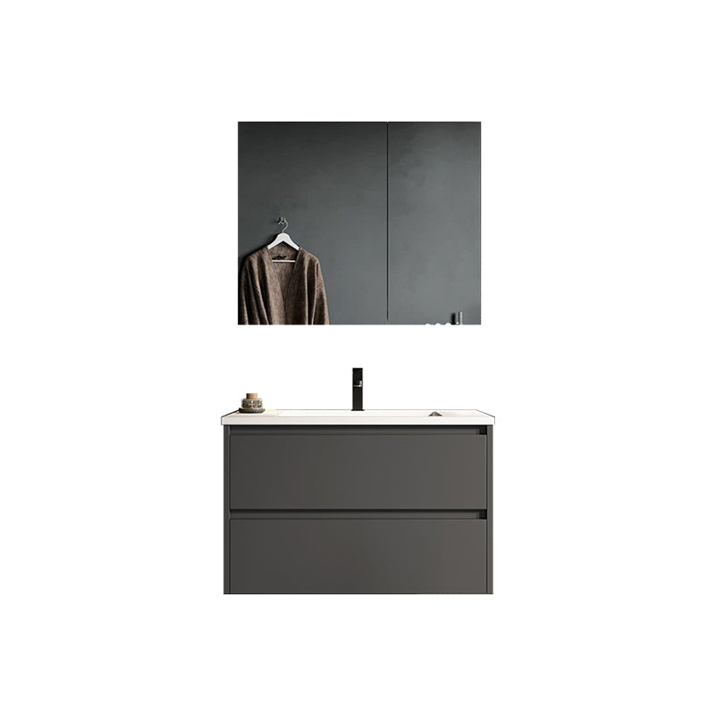 Modern Ceramic Bathroom Vanity Gray Single Sink Rectangular Vanity Set Vanity & Faucet & Mirror Cabinet https://res.litfad.com/site/img/item/2023/02/03/7433056/1200x1200.jpg Clearhalo 'Bathroom Remodel & Bathroom Fixtures' 'Bathroom Vanities' 'bathroom_vanities' 'Home Improvement' 'home_improvement' 'home_improvement_bathroom_vanities' 7433056