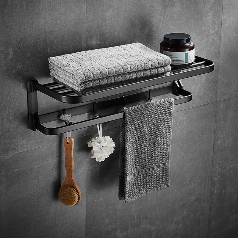 Grey Bath Hardware Set Metal 3 - Piece Bathroom Hardware Set Clearhalo 'Bathroom Hardware Sets' 'Bathroom Hardware' 'Bathroom Remodel & Bathroom Fixtures' 'bathroom_hardware_sets' 'Home Improvement' 'home_improvement' 'home_improvement_bathroom_hardware_sets' 7437899