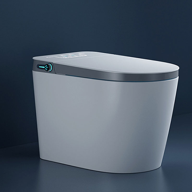 Contemporary 19.09" H Electronic Toilet Seat Elongated Floor Standing Bidet Clearhalo 'Bathroom Remodel & Bathroom Fixtures' 'Bidets' 'Home Improvement' 'home_improvement' 'home_improvement_bidets' 'Toilets & Bidets' 7438227
