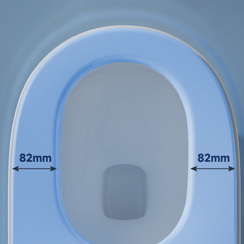 Contemporary 19.09" H Electronic Toilet Seat Elongated Floor Standing Bidet Clearhalo 'Bathroom Remodel & Bathroom Fixtures' 'Bidets' 'Home Improvement' 'home_improvement' 'home_improvement_bidets' 'Toilets & Bidets' 7438235