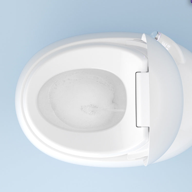 Contemporary 21.25" H White Electronic Toilet Floor Standing Bidet Clearhalo 'Bathroom Remodel & Bathroom Fixtures' 'Bidets' 'Home Improvement' 'home_improvement' 'home_improvement_bidets' 'Toilets & Bidets' 7438314