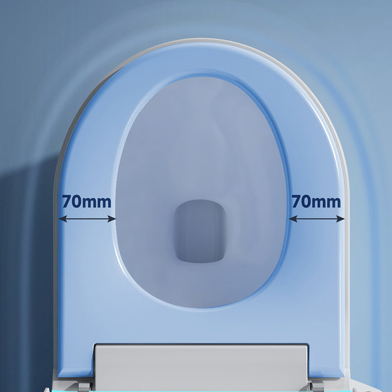 Elongated White Leak-Proof Ceramic Contemporary Foot Sensor Smart Toilet Clearhalo 'Bathroom Remodel & Bathroom Fixtures' 'Bidets' 'Home Improvement' 'home_improvement' 'home_improvement_bidets' 'Toilets & Bidets' 7438329