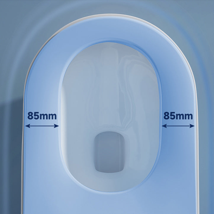Contemporary White Leak-Proof Ceramic Foot Sensor Smart Toilet Clearhalo 'Bathroom Remodel & Bathroom Fixtures' 'Bidets' 'Home Improvement' 'home_improvement' 'home_improvement_bidets' 'Toilets & Bidets' 7438346