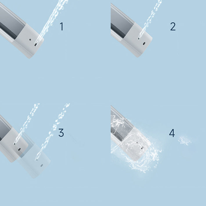 Contemporary White Leak-Proof Ceramic Foot Sensor Smart Toilet Clearhalo 'Bathroom Remodel & Bathroom Fixtures' 'Bidets' 'Home Improvement' 'home_improvement' 'home_improvement_bidets' 'Toilets & Bidets' 7438352