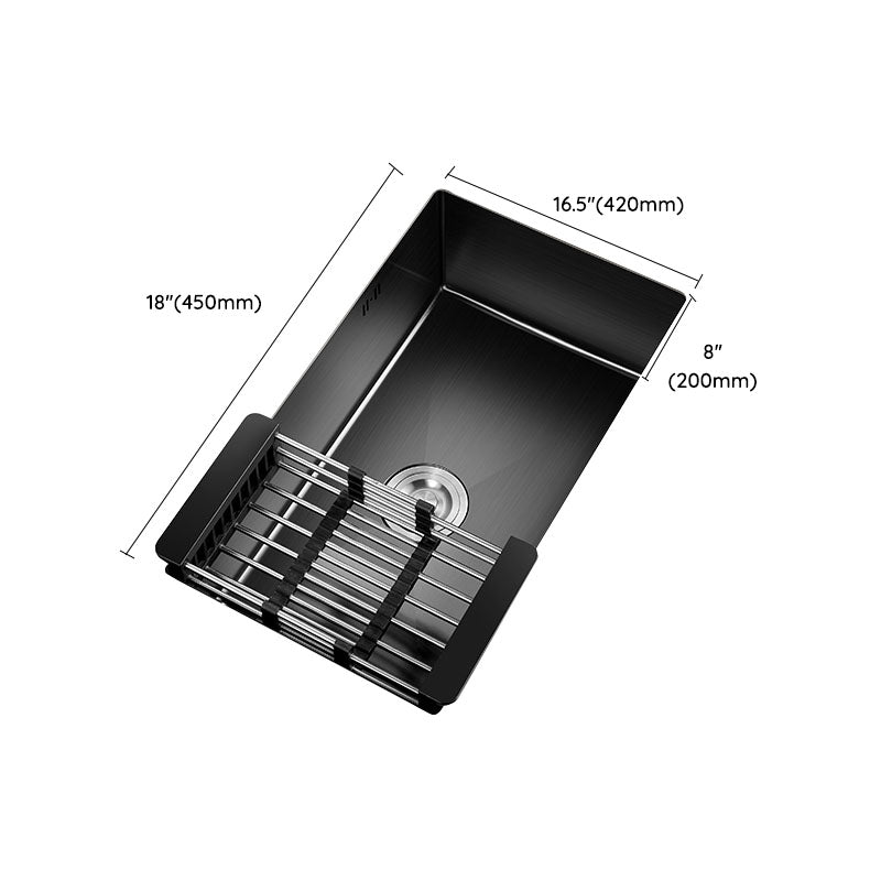 Undermount Kitchen Sink Soundproof Design Stainless Steel Kitchen Sink with Faucet Clearhalo 'Home Improvement' 'home_improvement' 'home_improvement_kitchen_sinks' 'Kitchen Remodel & Kitchen Fixtures' 'Kitchen Sinks & Faucet Components' 'Kitchen Sinks' 'kitchen_sinks' 7440144