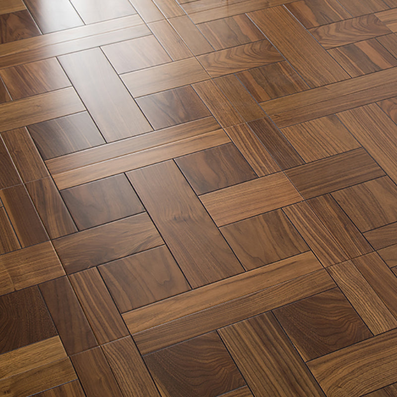 Brown Wood Laminate Flooring Scratch Resistance Smooth Laminate Plank Flooring Clearhalo 'Flooring 'Home Improvement' 'home_improvement' 'home_improvement_laminate_flooring' 'Laminate Flooring' 'laminate_flooring' Walls and Ceiling' 7452101