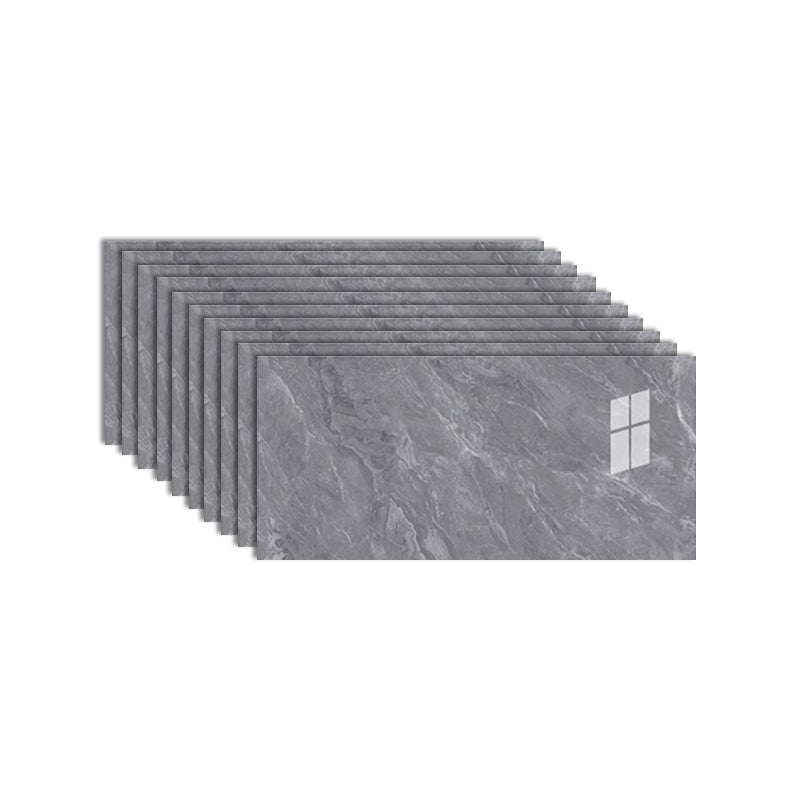 Marbling Waterproof PVC Tin Backsplash Peel and Stick Indoor Wallboard Dark Gray 10-Piece Set Clearhalo 'Flooring 'Home Improvement' 'home_improvement' 'home_improvement_wall_paneling' 'Wall Paneling' 'wall_paneling' 'Walls & Ceilings' Walls and Ceiling' 7453821