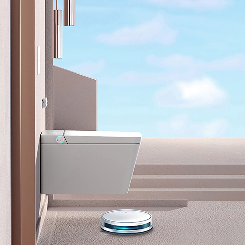 Antimicrobial Wall Mounted Bidet Smart Bidet with Heated Seat Clearhalo 'Bathroom Remodel & Bathroom Fixtures' 'Bidets' 'Home Improvement' 'home_improvement' 'home_improvement_bidets' 'Toilets & Bidets' 7453947