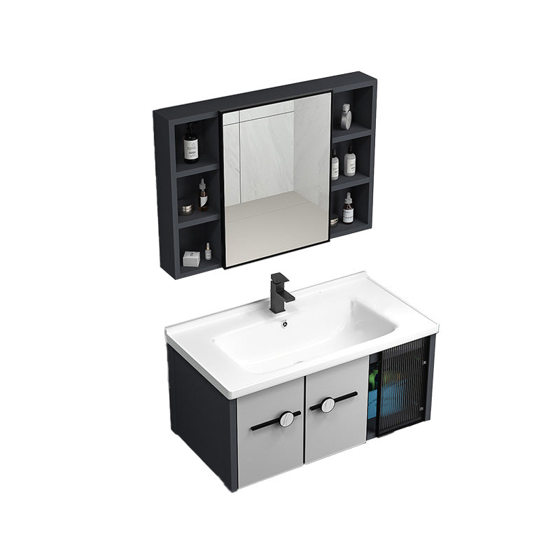 Modern Single Sink Vanity Metal Frame Rectangular Vanity Set Vanity & Faucet & Mirror Cabinet https://res.litfad.com/site/img/item/2023/02/11/7462941/1200x1200.jpg Clearhalo 'Bathroom Remodel & Bathroom Fixtures' 'Bathroom Vanities' 'bathroom_vanities' 'Home Improvement' 'home_improvement' 'home_improvement_bathroom_vanities' 7462941