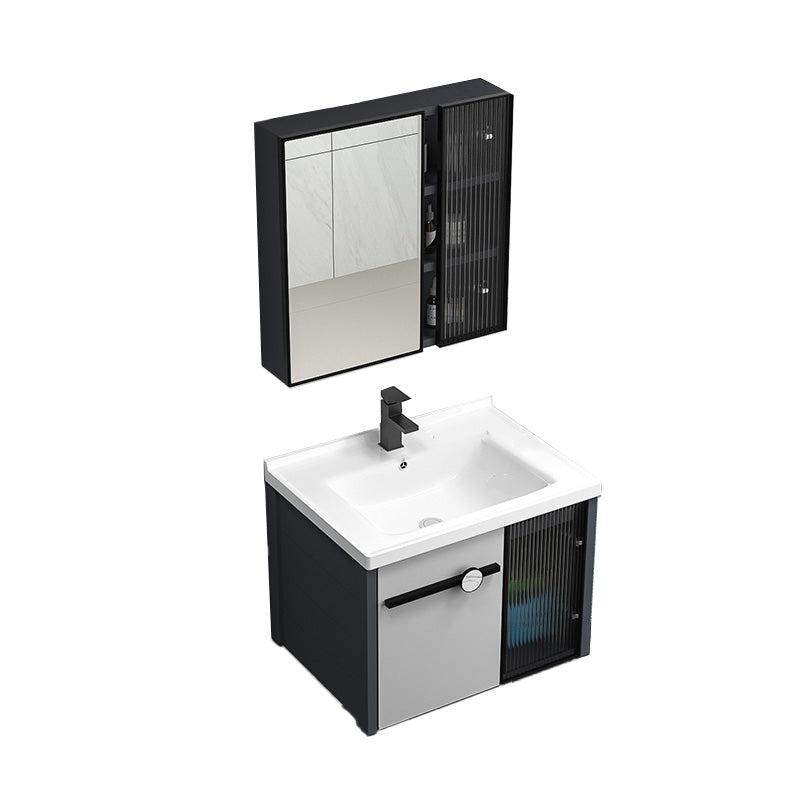 Modern Single Sink Vanity Metal Frame Rectangular Vanity Set Vanity & Faucet & Mirror Cabinet https://res.litfad.com/site/img/item/2023/02/20/7462950/1200x1200.jpg Clearhalo 'Bathroom Remodel & Bathroom Fixtures' 'Bathroom Vanities' 'bathroom_vanities' 'Home Improvement' 'home_improvement' 'home_improvement_bathroom_vanities' 7462950