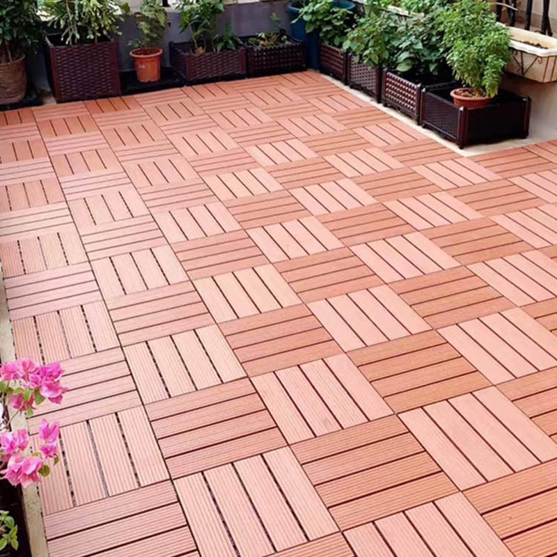 Classical Wooden Flooring Tiles Interlocking Garden Patio Flooring Tiles Clearhalo 'Home Improvement' 'home_improvement' 'home_improvement_outdoor_deck_tiles_planks' 'Outdoor Deck Tiles & Planks' 'Outdoor Flooring & Tile' 'Outdoor Remodel' 'outdoor_deck_tiles_planks' 7464985