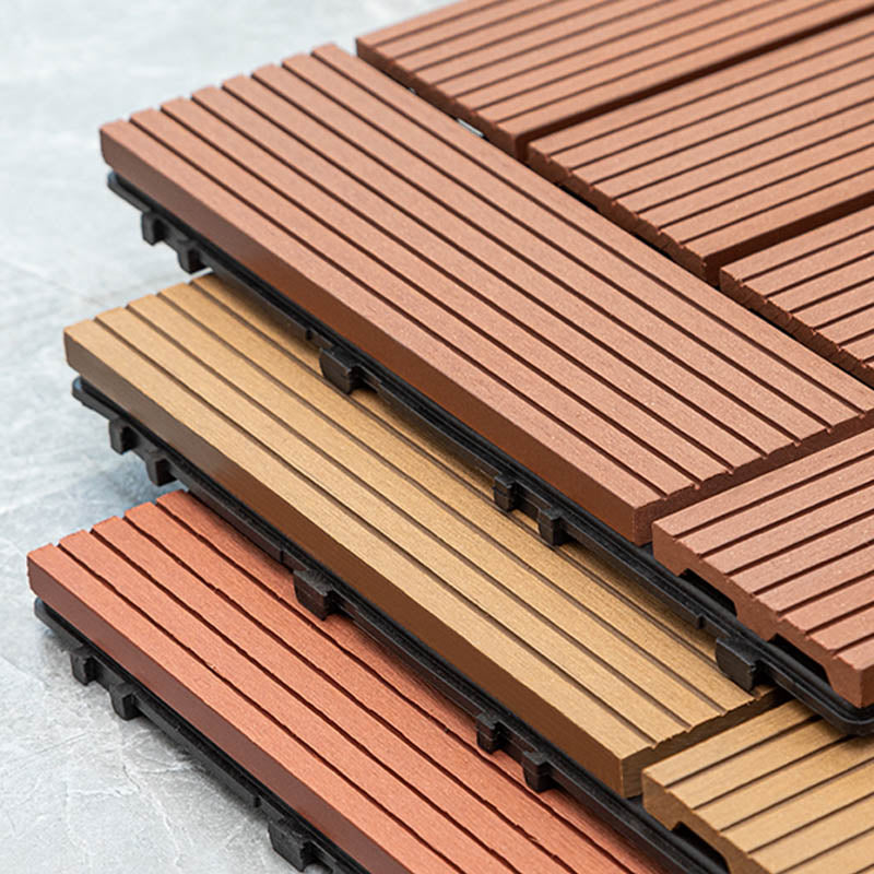 Classical Wooden Flooring Tiles Interlocking Garden Patio Flooring Tiles Clearhalo 'Home Improvement' 'home_improvement' 'home_improvement_outdoor_deck_tiles_planks' 'Outdoor Deck Tiles & Planks' 'Outdoor Flooring & Tile' 'Outdoor Remodel' 'outdoor_deck_tiles_planks' 7464995